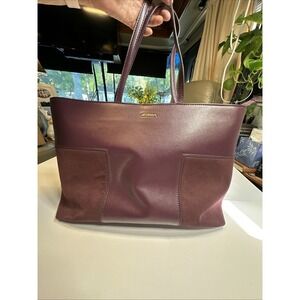 DoTERRA TOTE PURSE BAG LARGE BURGUNDY 18" x 11" x 7"